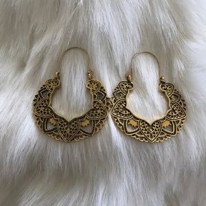 Gold Toned Earrings